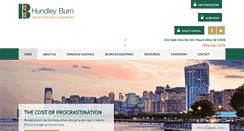 Desktop Screenshot of hundleyburn.com